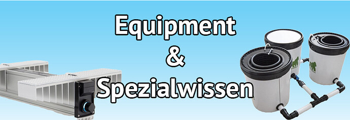 Equipment- und Spezialtutorials